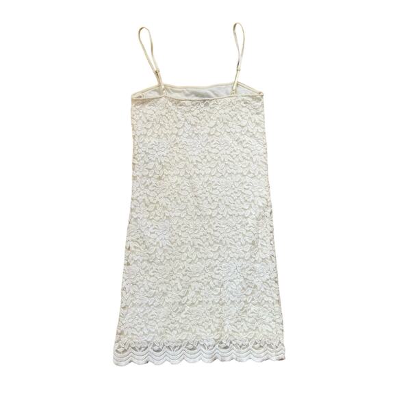 ZARA Lace Mini Dress Bodycon Cream Women’s Size Medium - Picture 6 of 6
